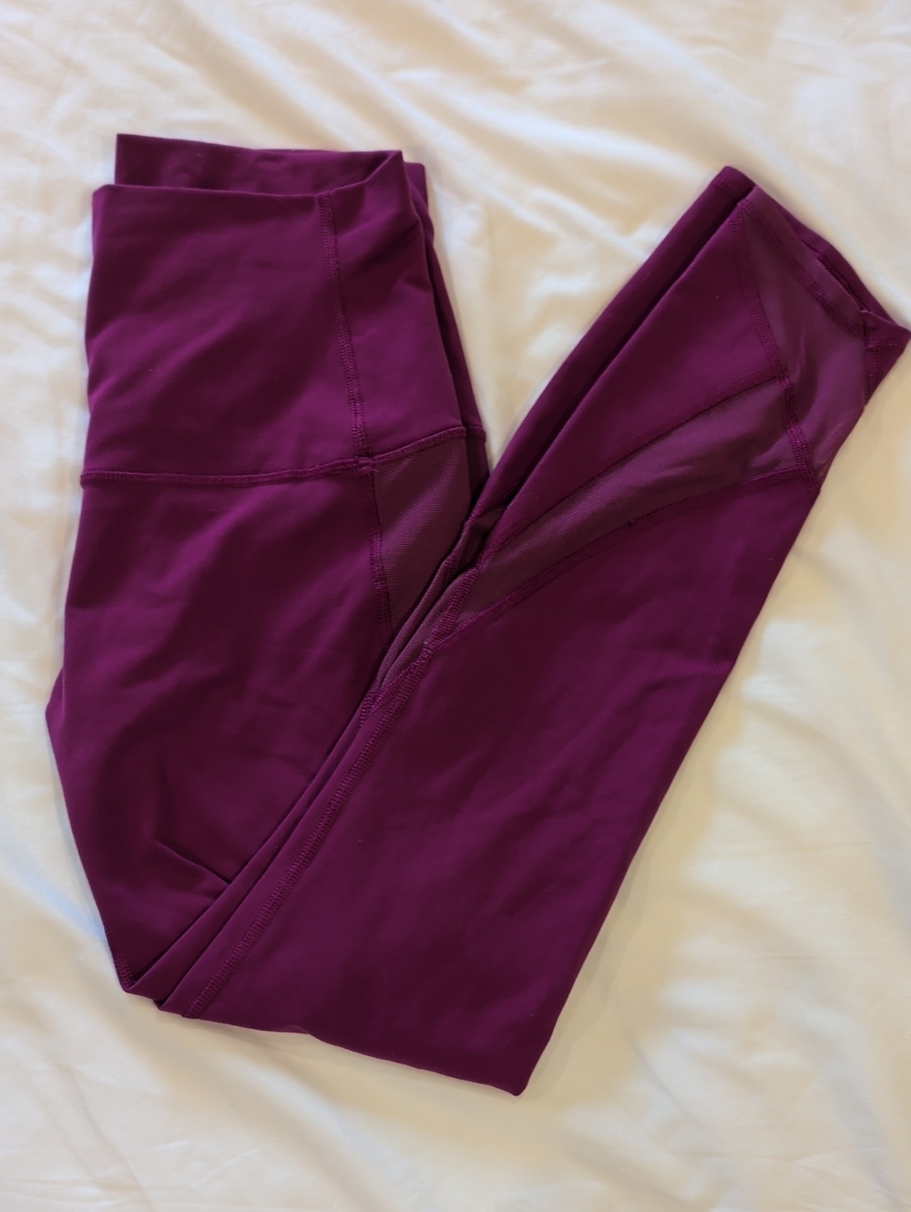 lululemon athletica Magenta High-Rise Leggings Size 6 Cropped